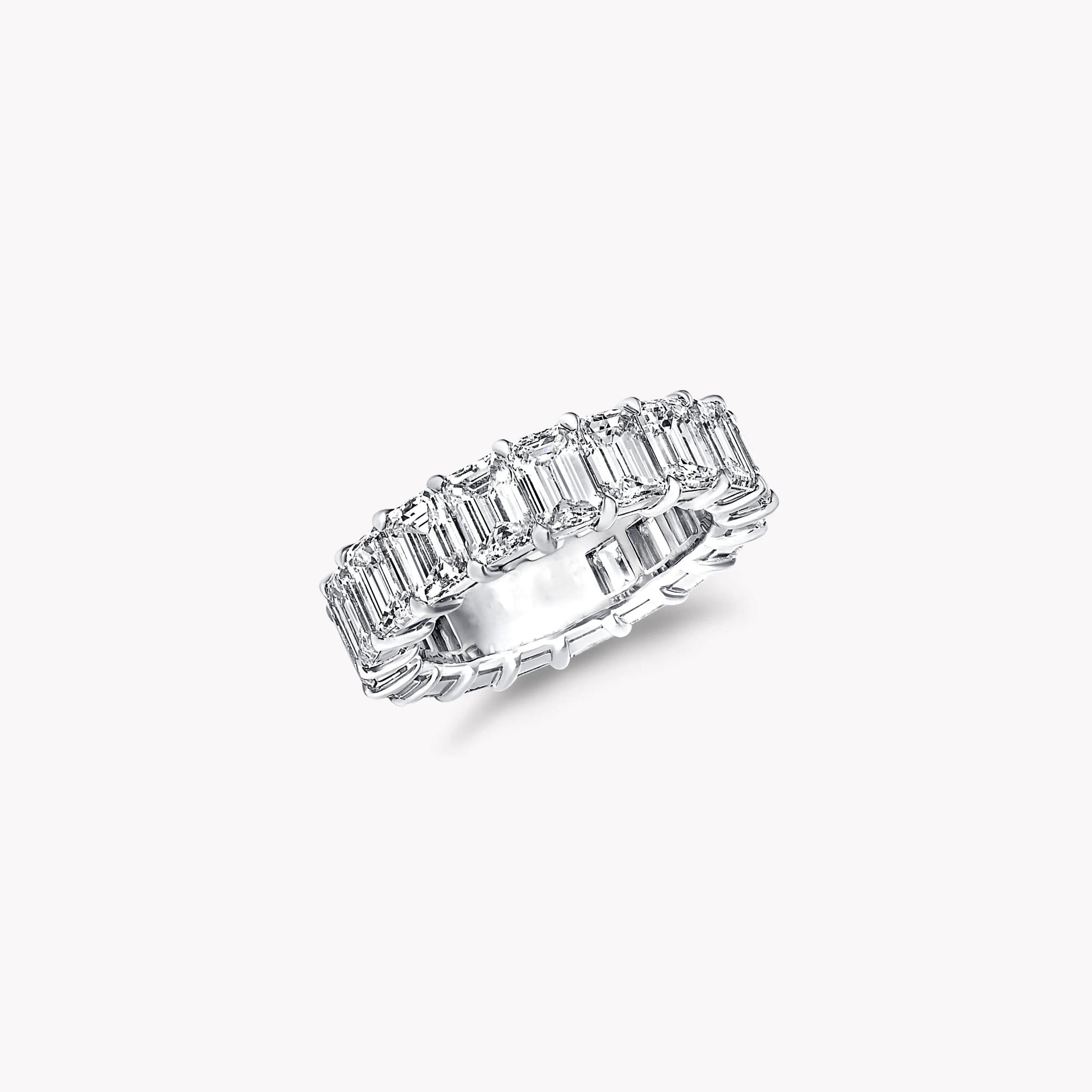 Shows Emerald ring