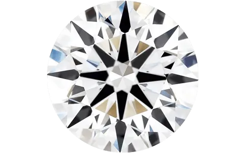 Shows a Round diamond